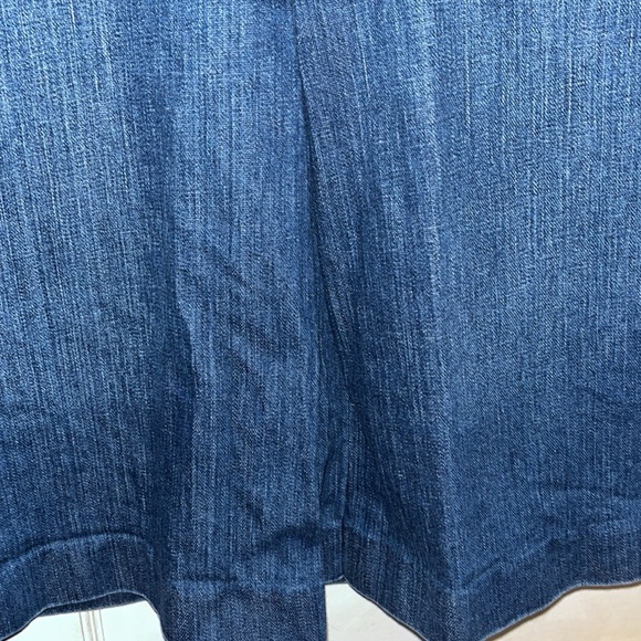 Talbots front slit size 6 denim skirt - Picture 3 of 11